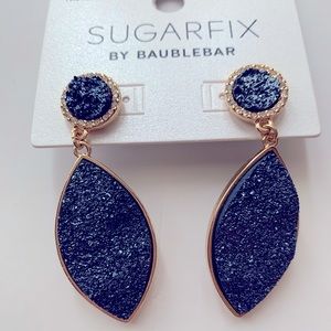 Beautiful blue drop earrings